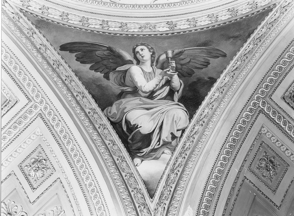 Angelo orante - Chiesa dei SS. Giovanni e Paolo, Roma